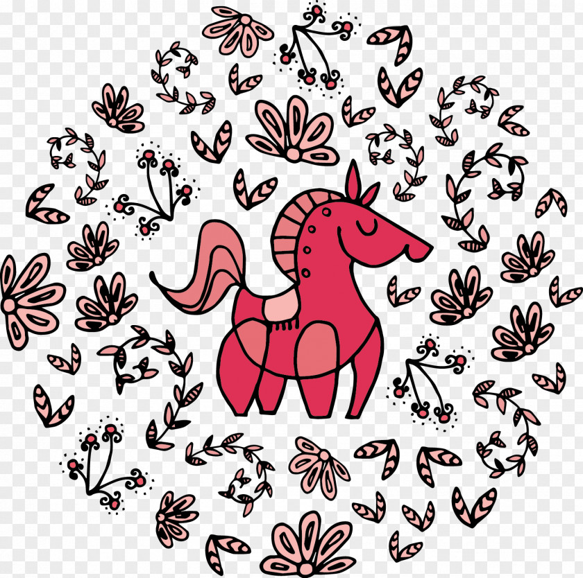 Horse Dalecarlian Illustration Donkey Design PNG