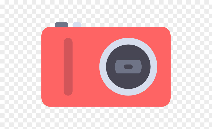 Red Digital Camera Photography Icon PNG