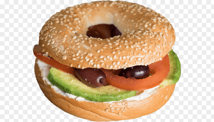 Bagel Hamburger Breakfast Sandwich Ham And Cheese Veggie Burger Pan Bagnat PNG