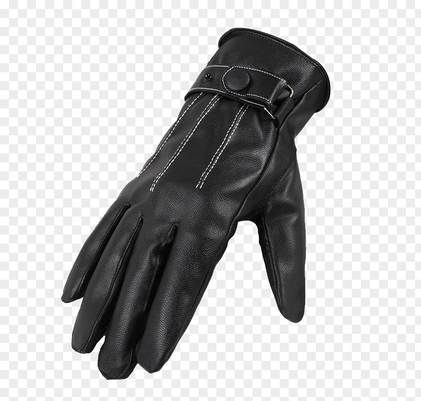 Single Stripe Leather Gloves Driving Glove Boxing PNG