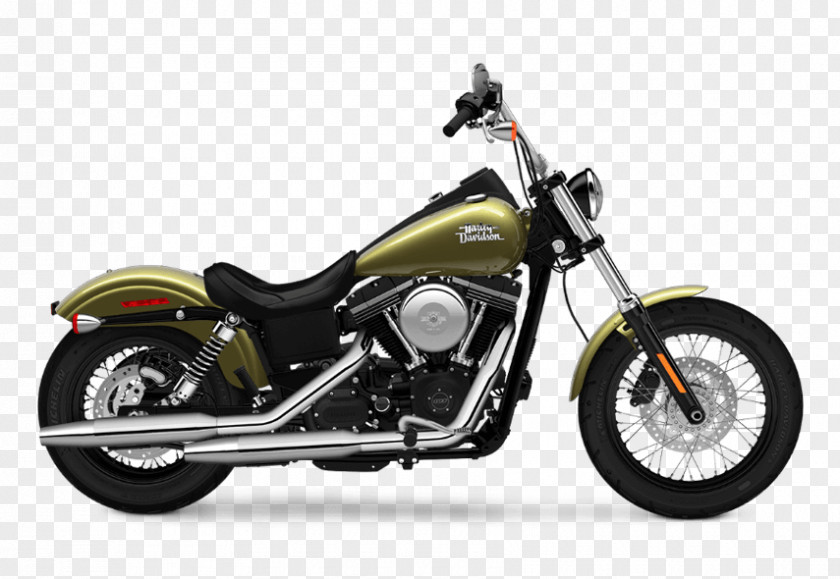Motorcycle Harley-Davidson Super Glide Street Bobber PNG