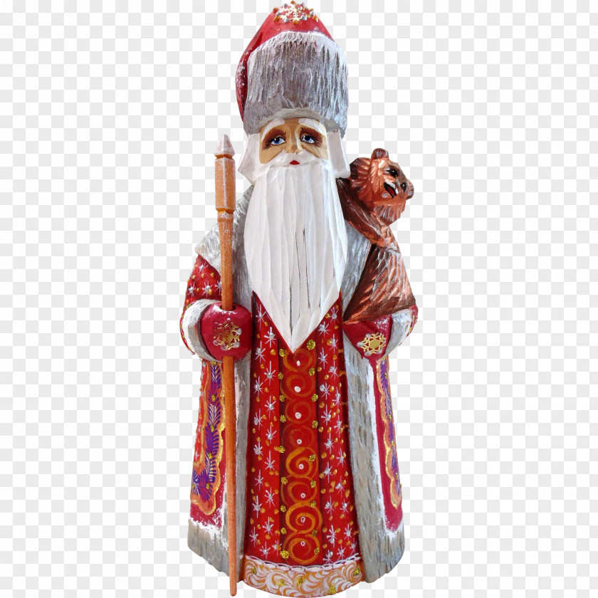 Saint Nicholas Santa Claus Christmas Ornament Decoration Facial Hair PNG