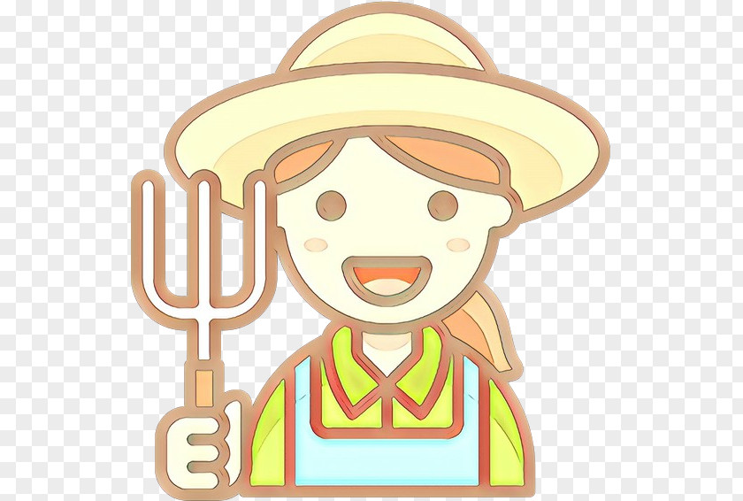 Sticker Hat Smile Icon PNG