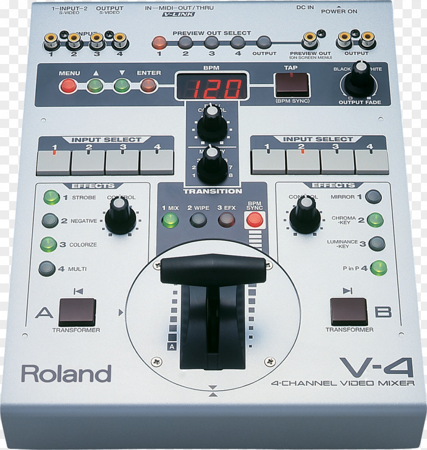 Vision Mixer Audio Mixers Video Roland V-4EX Serial Digital Interface PNG