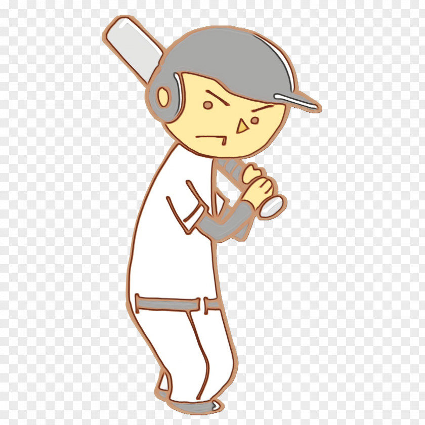 Cartoon Hat Baseball Character PNG