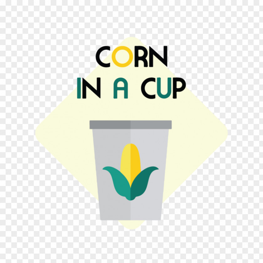 Corn Cup Logo Brand Font PNG