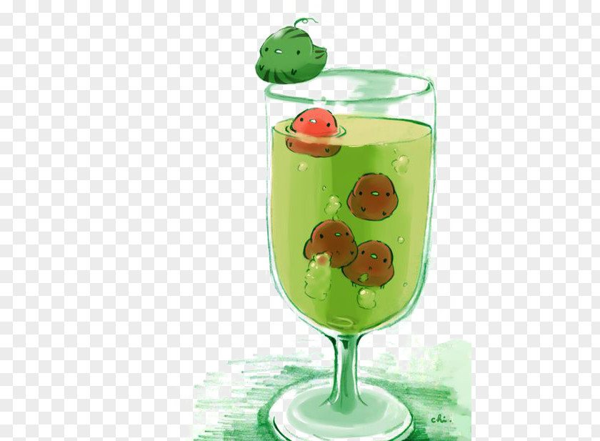 Green Tea Masala Chai Kakigu014dri Gelatin Dessert Illustration PNG