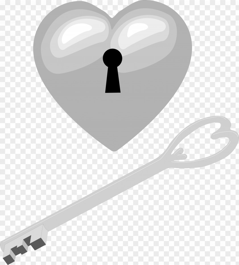 Key Heart Clip Art PNG