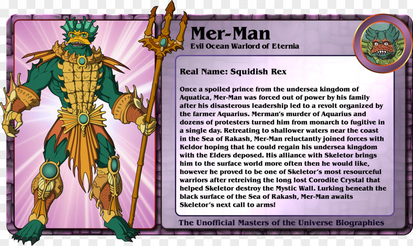 Merman He-Man She-Ra Trap Jaw Masters Of The Universe Eternia PNG