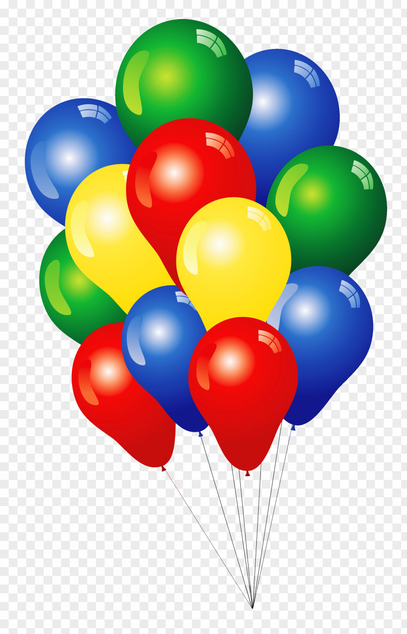 Multicolored Balloons Clipart Balloon Clip Art PNG