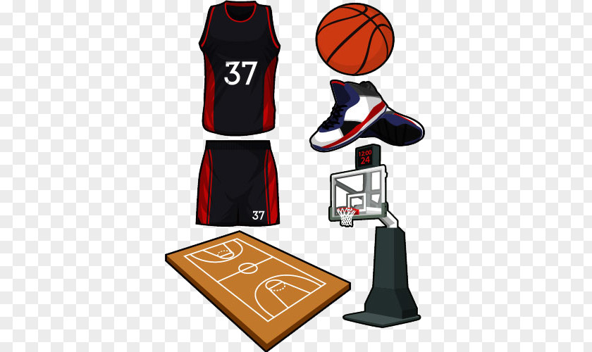 All Kinds Of Sports Equipment Jersey Sport Basketball Court PNG