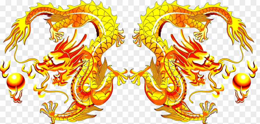 Word Dragon Jung's Golden II Chinese China Legendary Creature PNG