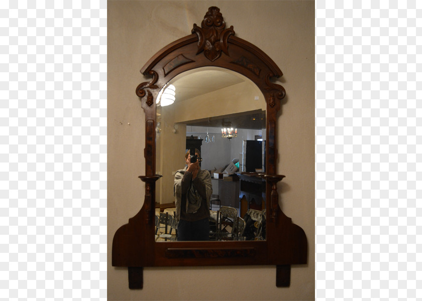 Antique Furniture Mirror PNG