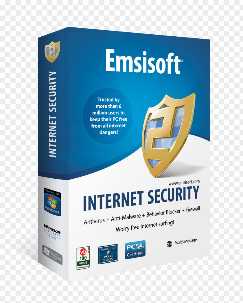 Software Pack Antivirus Computer ESET NOD32 Emsisoft Anti-Malware Virus PNG