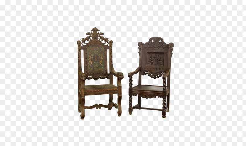 Ancient Large House Chair Table Antique PNG