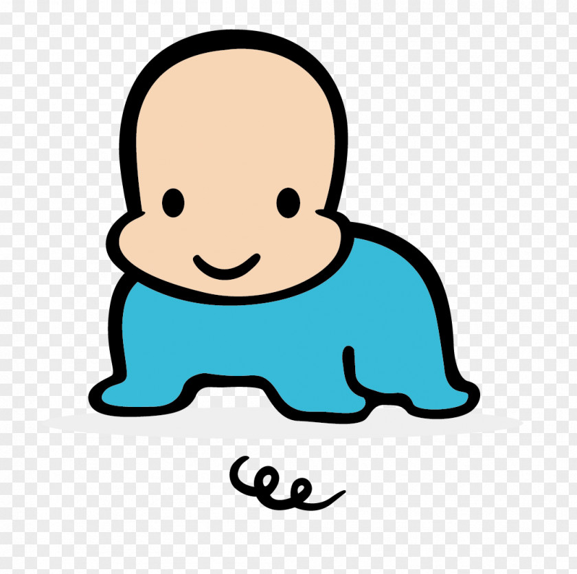 Cartoon Crawling Baby Logo Royalty-free Child Creativity PNG