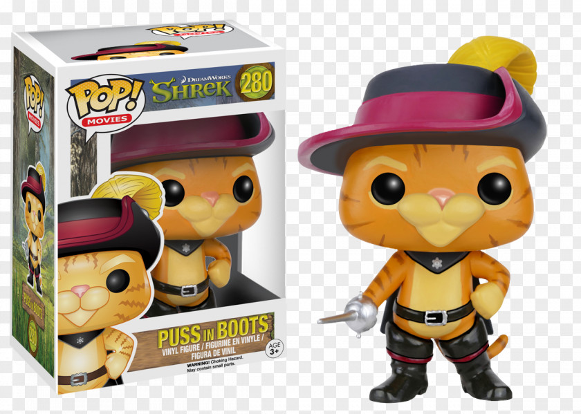 Puss In Boots Donkey Funko Lord Farquaad Action & Toy Figures PNG