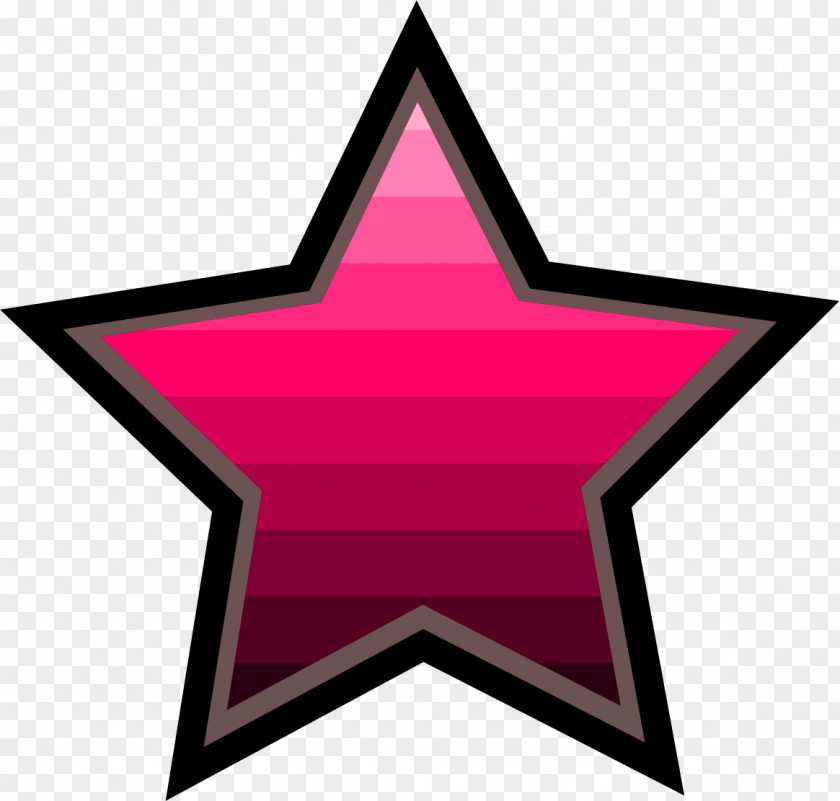 Red Star Shape Color PNG