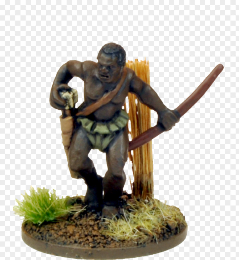 African Tribes Cannibalism Beast Boy Bushongo Figurine Statue PNG