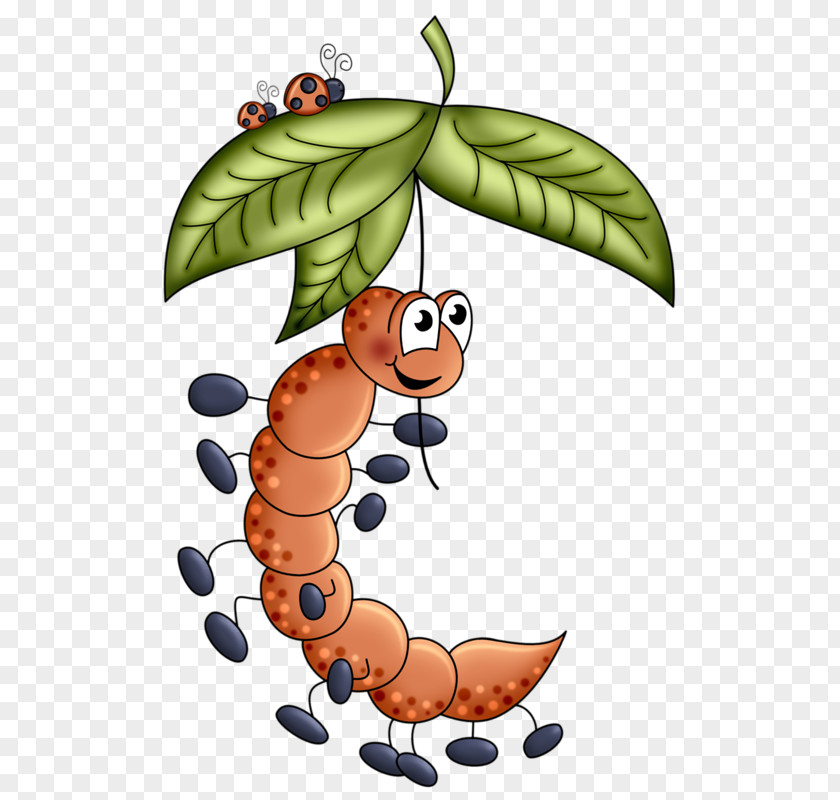 An Insect Ladybug Holding Two Caterpillar Inc. Paper Clip Art PNG