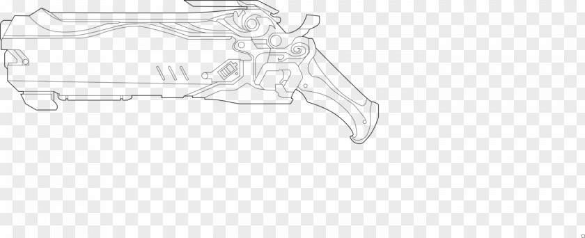 Car Line Art Drawing White PNG