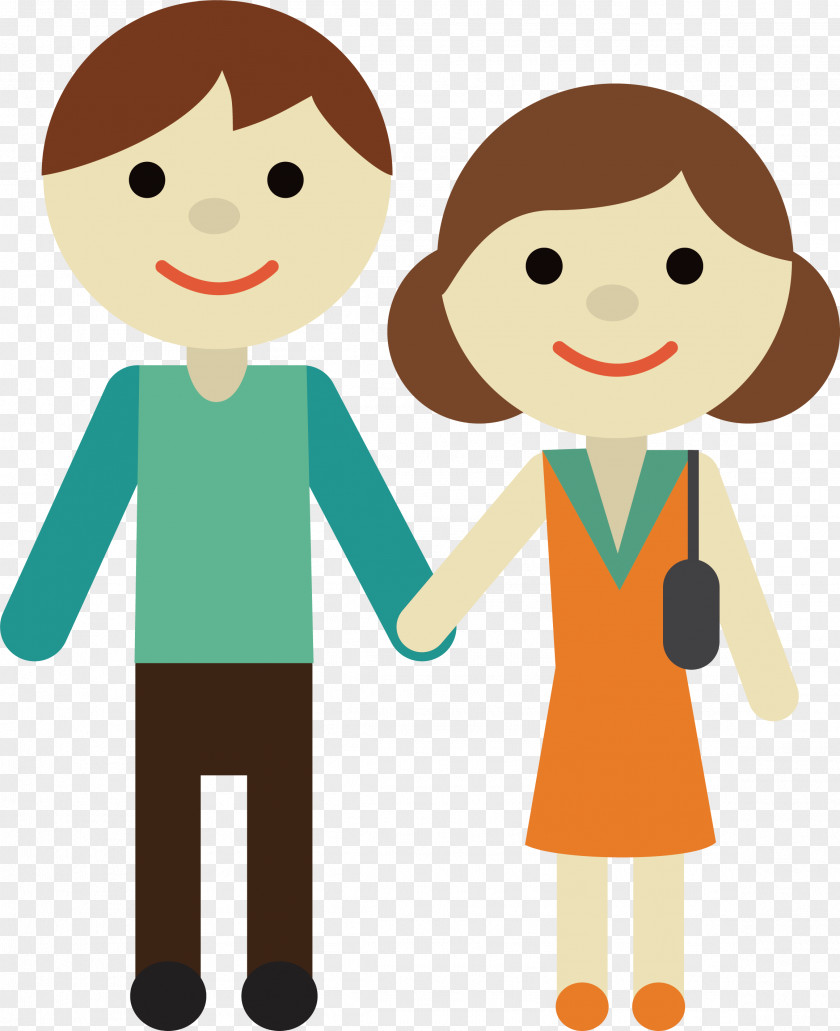 Cartoon Men And Women Animation Woman PNG