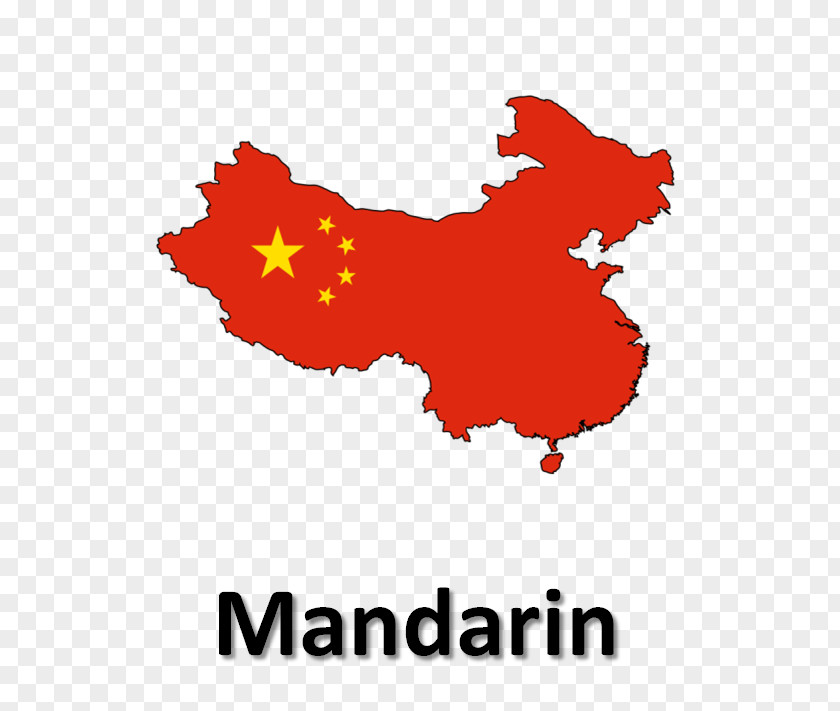 China Flag Of Blank Map PNG