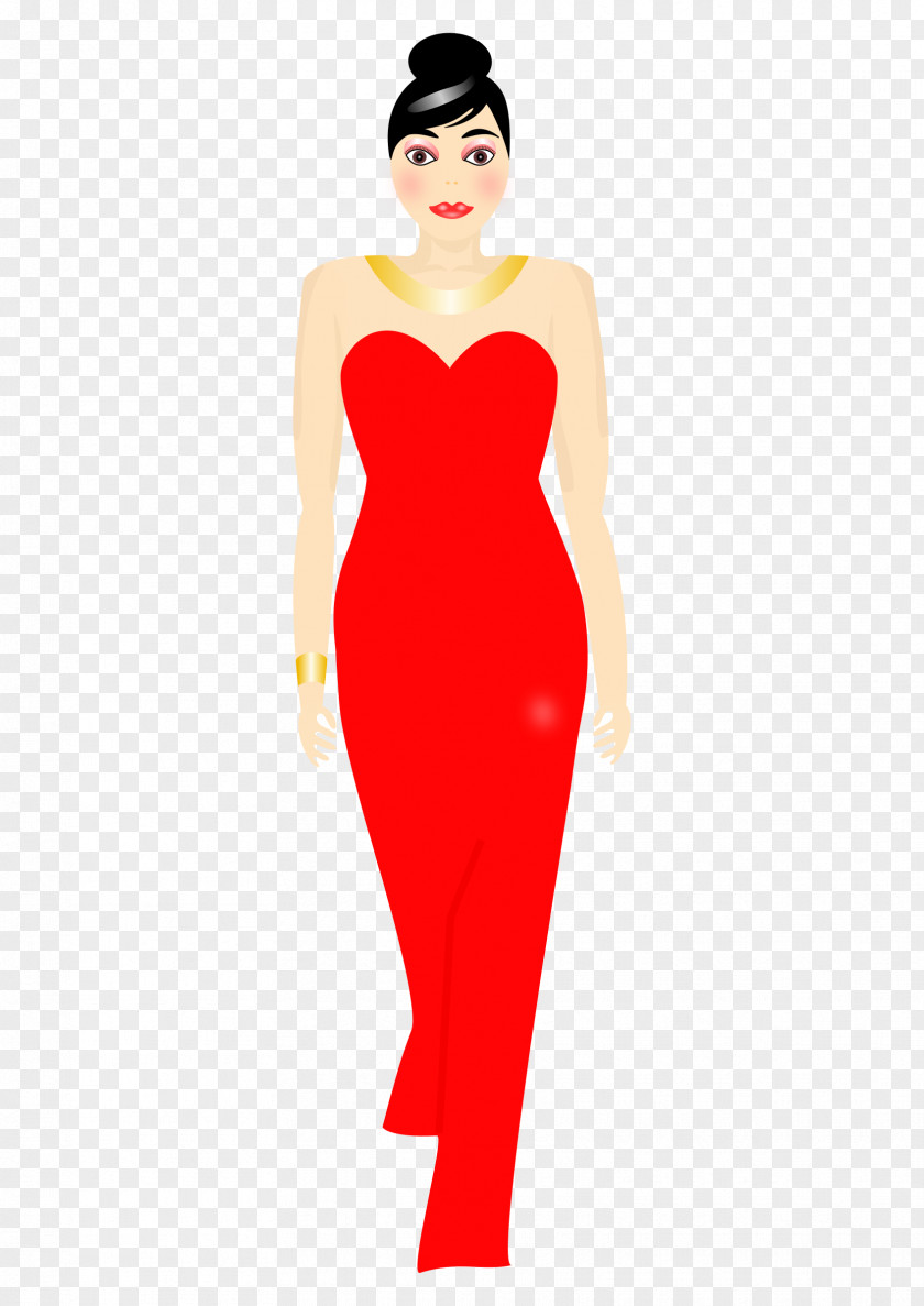 Dress Woman Gown Clip Art PNG