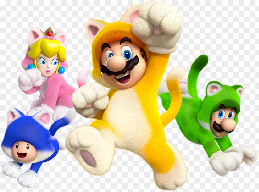 Luigi Super Mario 3D World Bros. Land PNG