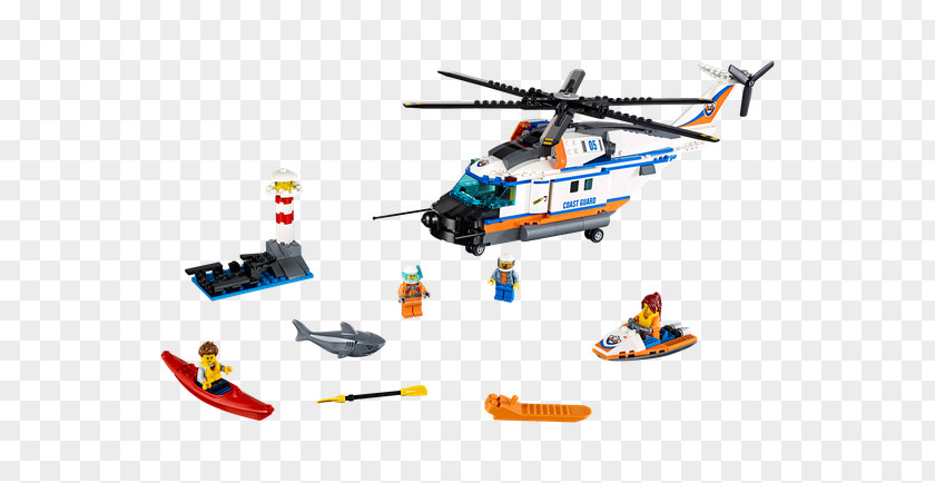 Rescue Helicopter LEGO 60166 City Heavy-duty Lego Toy Hamleys PNG