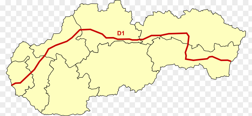 Road European Route E58 D1 Motorway E50 E75 International E-road Network PNG
