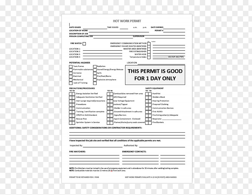 Work Permit Document Line White Design M PNG