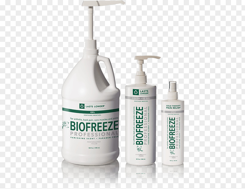 Analgesic Biofreeze Pain Management Arthritic Therapy PNG