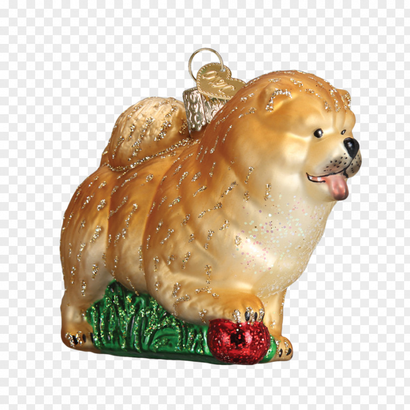 Archaic Rhyme Dog Breed Chow Non-sporting Group Christmas Ornament PNG