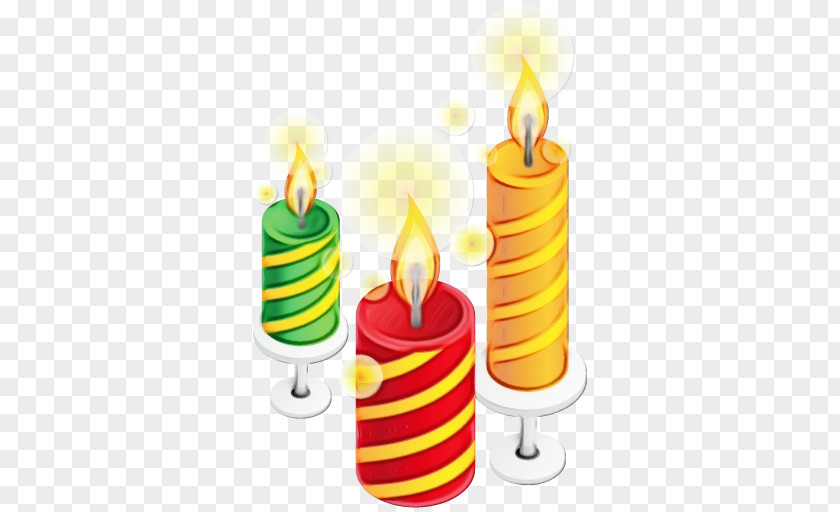 Flameless Candle Event Cartoon Birthday Cake PNG