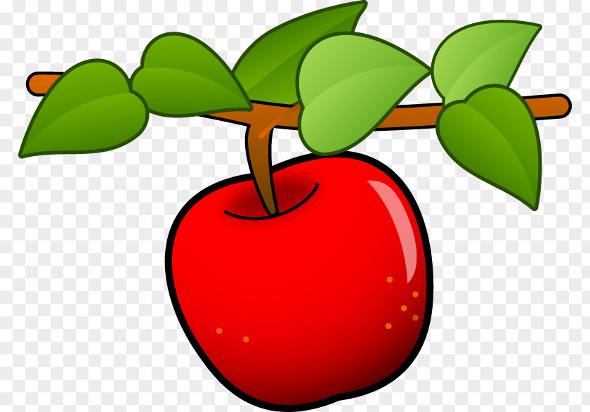 Fruit And Vegetable Dishes Apple Line Tree Leaf Clip Art PNG