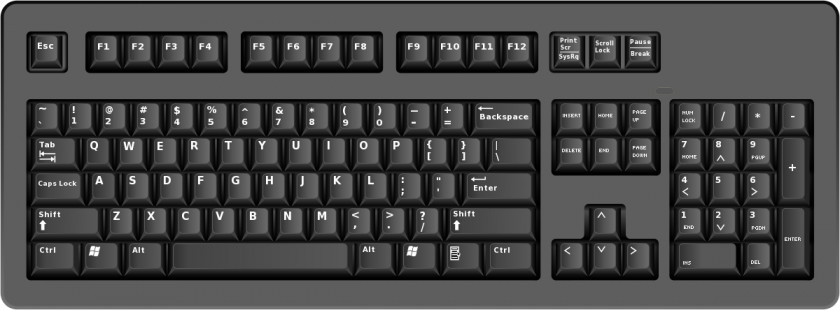 Keyboard Clipart Computer Mouse Hardware Shortcut PNG