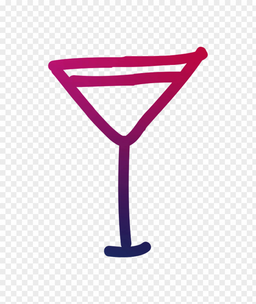 Martini Angle Cocktail Glass Line Product PNG