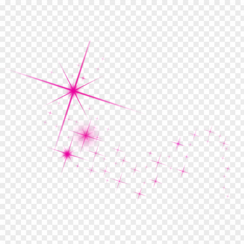 Pink M Line Point Star Computer PNG