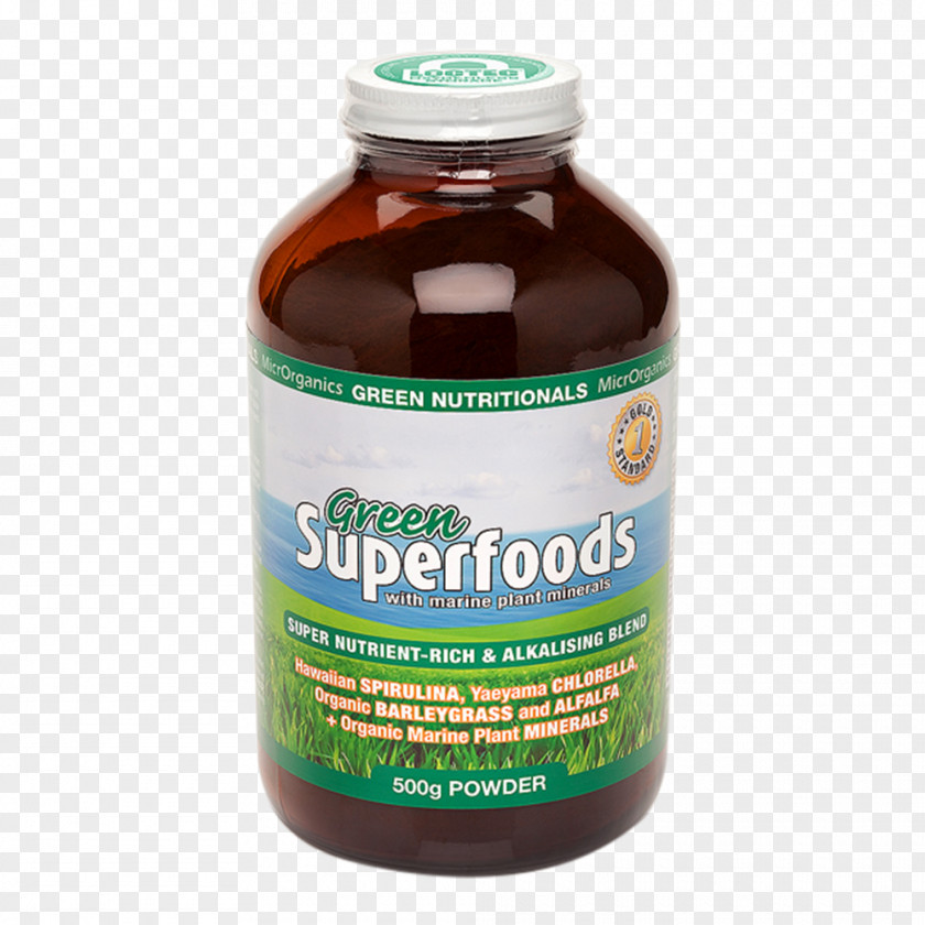 Powder Green Superfood Nutrient Dietary Supplement Raw Foodism PNG