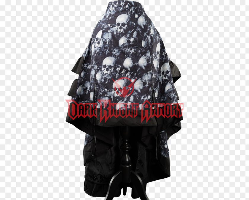 Skull Print Outerwear PNG