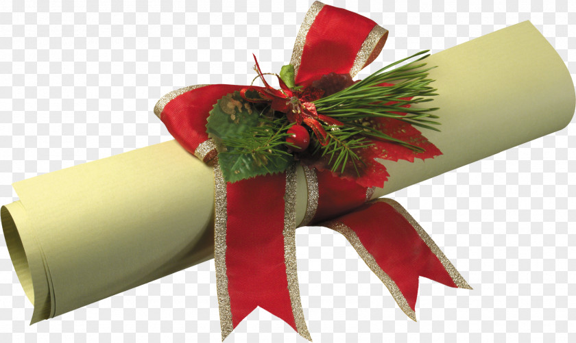 Vintage Christmas Al'ba-Dent Paper Parchment Gift PNG