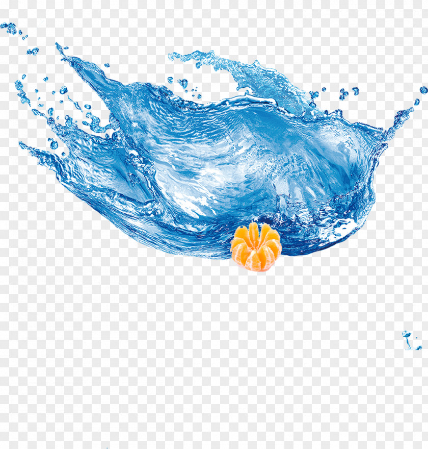 Water Waves Ice Cube PNG