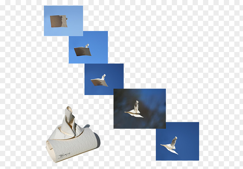 Flying Carpet Magic Art Paper Origami Sculpture PNG