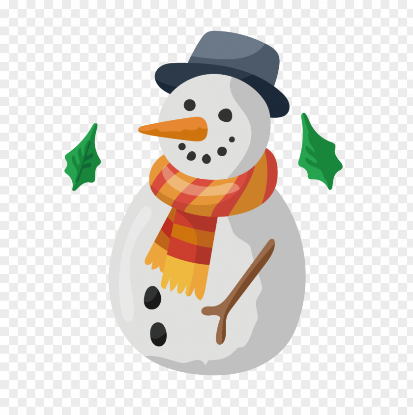 Snowman Christmas Drawing PNG