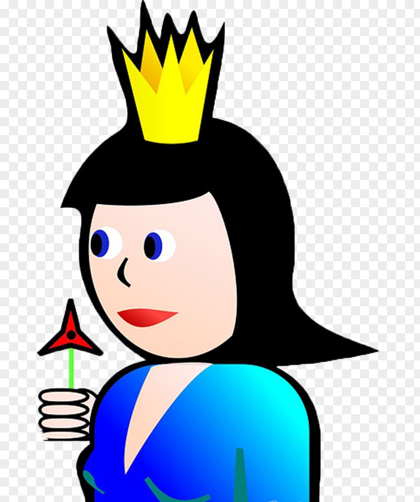 Cartoon Queen Of Hearts Clip Art PNG