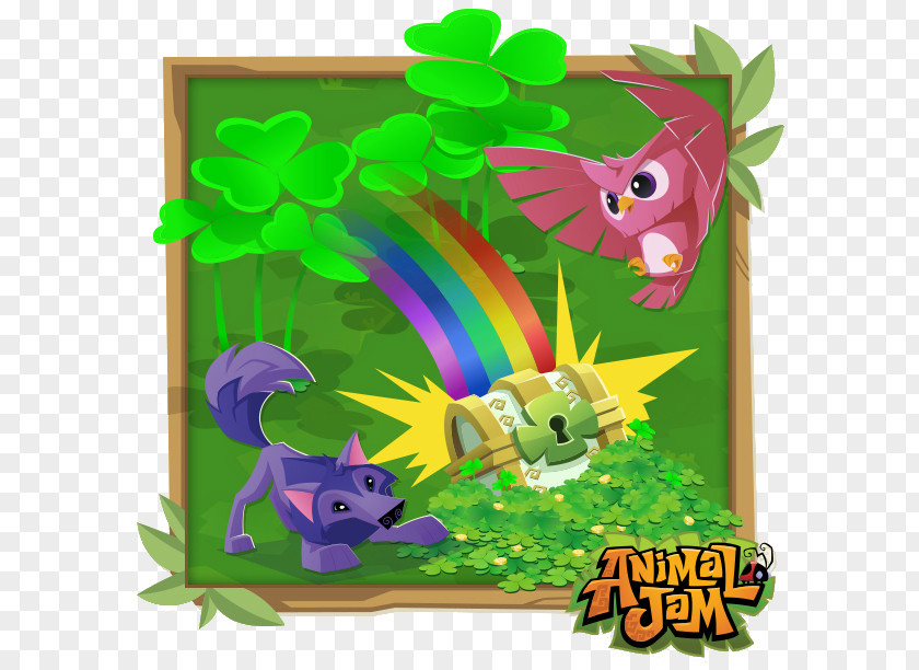 Clover National Geographic Animal Jam Four-leaf Luck PNG