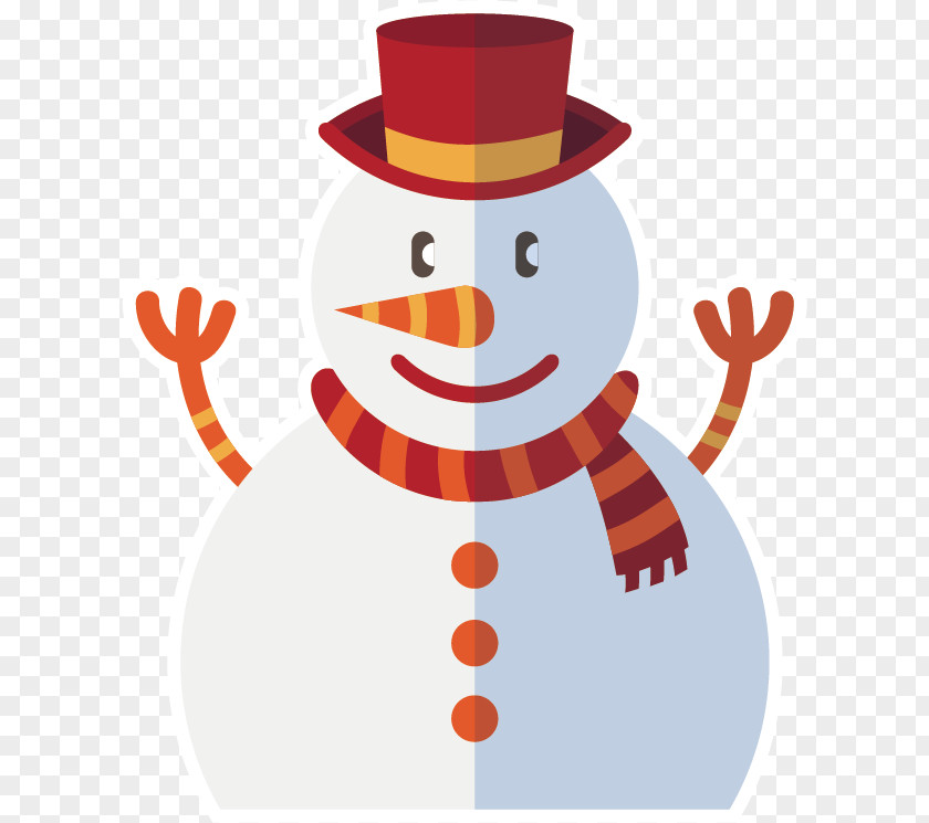 Cute Snowman Santa Claus Reindeer Christmas PNG