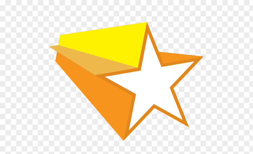 Gold Point Star 3D Computer Graphics PNG