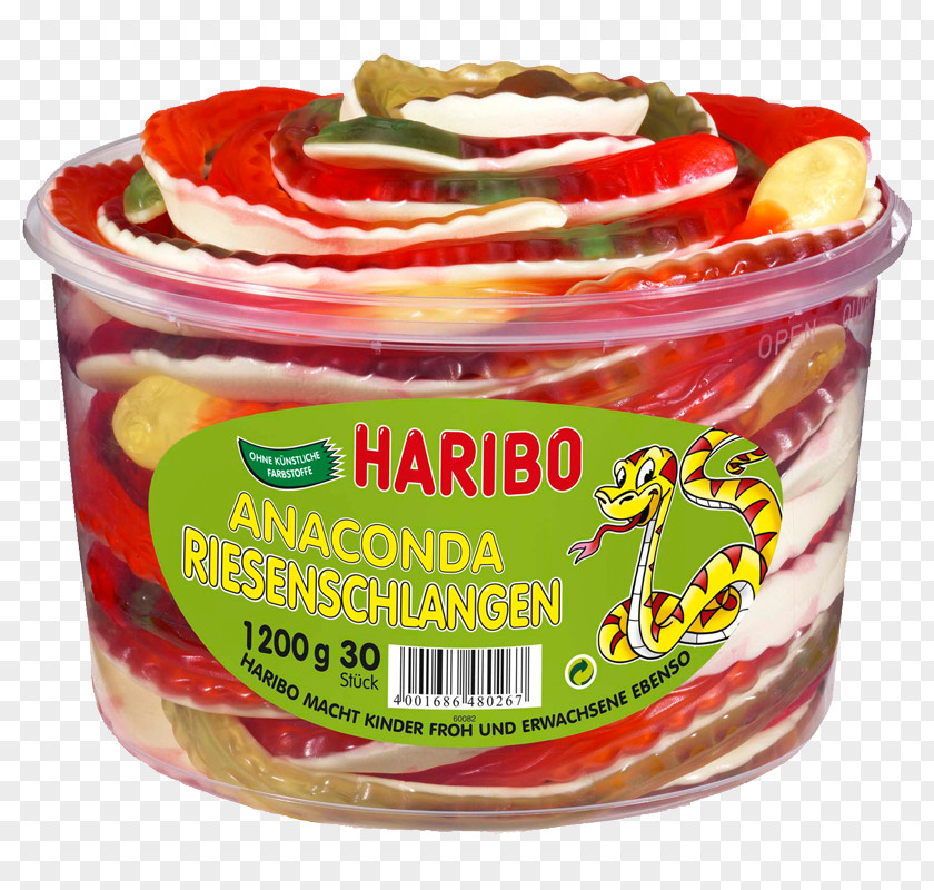 Snake Gummi Candy Gummy Bear Haribo Riesenschlangen PNG